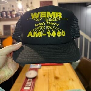 Vintage WEMR AM Country SnapBack mesh hat